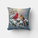 Search for cardinal christmas pillows Birds
