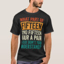Search for number 15 tshirts Fifteen