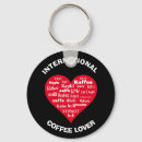Search for drinker round keychains Caffeine addict