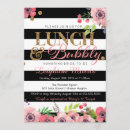 Search for lunch and bubbly invitations Floral