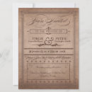 Search for rustic 6x8 invitations Vintage