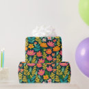 Search for pink flowers wrapping paper Colourful