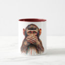 Search for evil monkeys mugs Speak no evil