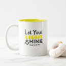 Search for shine your light mugs Christian