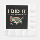 Search for map napkins Trip