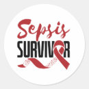 Recherche de rouge sang autocollants Sensibilisation