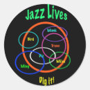 Recherche de piano jazz autocollants Musique