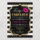 Search for forty and fabulous invitations Glam