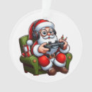 Search for playing game ornaments Santa
