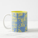 Search for yellow and blue mugs Birthday