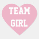 Search for team girl baby shower stickers Reveal
