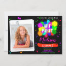 Recherche de artist palette invitations Fête artistique