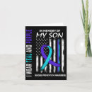 Search for suicide sympathy cards Teal