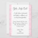Search for girls game night invitations Elegant