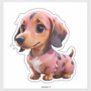 Search for dachshund puppy stickers Animals