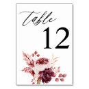 Search for burgundy and blush table cards Modern