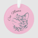 Recherche de pochoir ornements Maman de chat