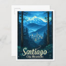 Search for santiago chile postcards Illustration