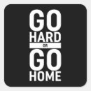 Search for go hard stickers Motivation