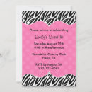 Search for zebra print and pink invitations Dots