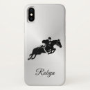 Recherche de chevaux de course iphone coques Équestre