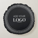 Search for company logo pillows Black and white
