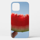 Search for watermelon slice iphone cases Red