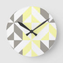 Recherche de zigzag jaune horloges Géométrique