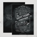 Recherche de vintage 50th birthday invitations Homme