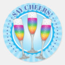 Search for champagne glass stickers Prosecco