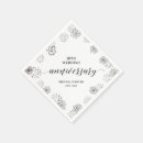Search for 10th anniversary napkins Elegant