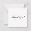 Search for blank thank you cards Black and white