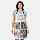 Search for simple design aprons Black and white