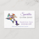 Search for funny cleaning business cards Maid
