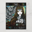 Search for fantasy owl postcards Magical