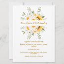 Search for yellow flower wedding invitations Sunflower