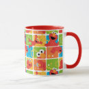 Search for colourful kids mugs Elmo