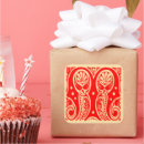 Search for monogram m square stickers Typography