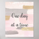Search for one day at a time posters Motivational