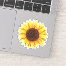 Search for cartoon sunflower stickers Yellow