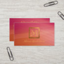 Recherche de monogramme abstrait cartes visite Boss