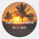 Search for tropical sunset stickers Elegant