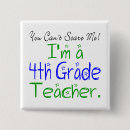 Search for 4th grade teacher buttons Fourth