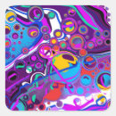 Search for abstract blue stickers Colourful