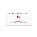 Search for poppies return address labels Elegant