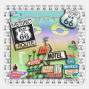 Search for vintage route 66 stickers Retro