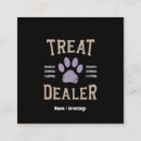 Search for dog treats business cards Humour