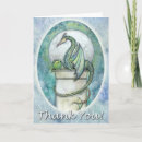 Search for dragon thank you cards Watercolor