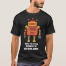 Recherche de robots drôles tshirts Sci fi