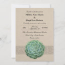 Search for succulent plant wedding invitations Garden